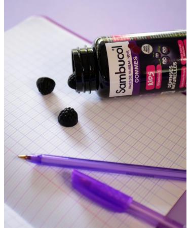 Sambucol Kids Gummies 30 Gommes la Sureau Noir & Vitamine C Pour Enfants 4-12 ans Vegan Sans Colorants Artificiels - Buy Online on GoSupps.com