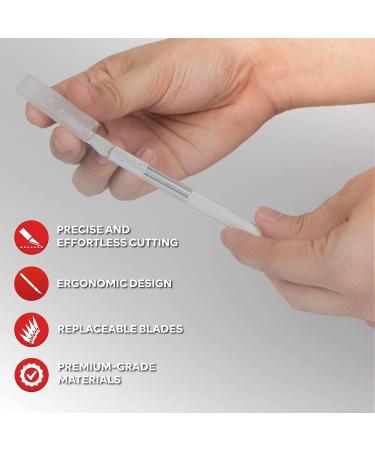 XFasten Exacto Knife Set - 2 Precision Hobby Knives with 60 Blades for Art, Crafts, and Modeling - Buy Online on GoSupps.com