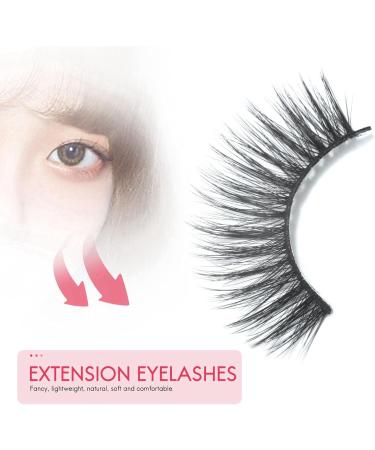Bonkshire 40 Pairs 3D Chemical Fiber Lashes Natural False Eyelashes Dramatic Volume Lashes Makeup Extension Eyelashes - Buy Online on GoSupps.com