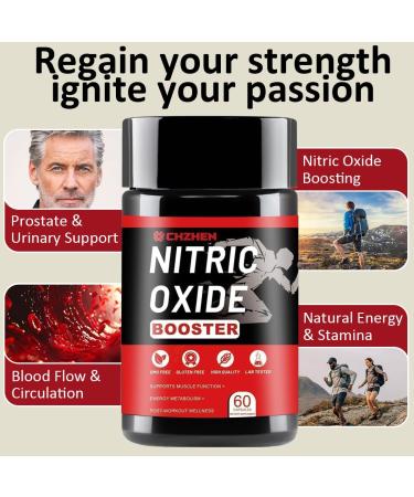 FW ZONE Prostate Support Nitric Oxide Booster Kit Include Turmeric Root Mushroom Blend and Saw Palmetto extracts Designed to Protect and Support Prostate Healthy - 90 Capsules &60capsules - Buy Online on GoSupps.com