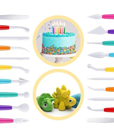 Double Head Plastic Clay Sculpting Tools Kit | Pottery Decor DIY Crafts | Assorted Colors - Set of 10 - Buy Online on GoSupps.com