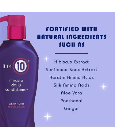 It's A 10 Miracle Conditioner 10 oz - Best Hair Care Treatment - Buy Online on GoSupps.com