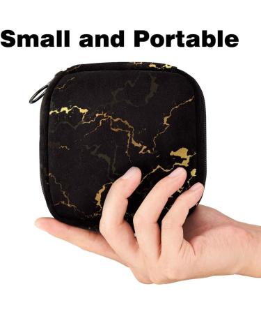 Shop Stylish Marble-Black Ladies Bags | Large Menstrual Cup Cylinder Pocket & Period Inserts | Multi-Colored for Girls & Women - Buy Online on GoSupps.com
