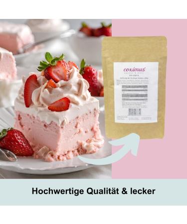 Ready-Made Strawberry Cream Powder | 100g for Cakes Cupcakes & Desserts - Guaranteed Delicious Success - Buy Online on GoSupps.com