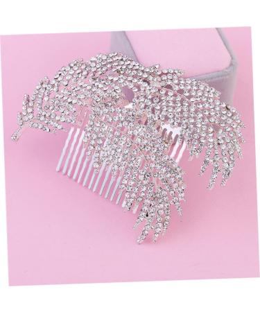 Ipetboom Bridal Headpiece Tiara Hair Comb Slide Clip Hairpiece Hair Comb Clip Bridal Wedding Hair Comb Dress Rhinestone Bride Rhinestone Comb - Buy Online on GoSupps.com