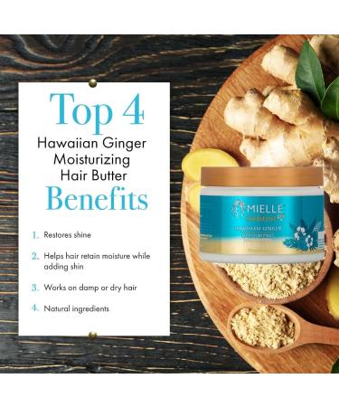 Mielle Organics Moisture Rx Hawaiian Ginger Hair Butter - 12 oz - Buy Online on GoSupps.com