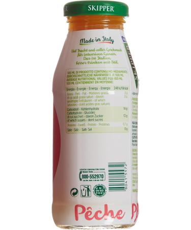 ZUEGG Peach Juice Skipper Bar 200 ml - Pack of 24 - Buy Online on GoSupps.com
