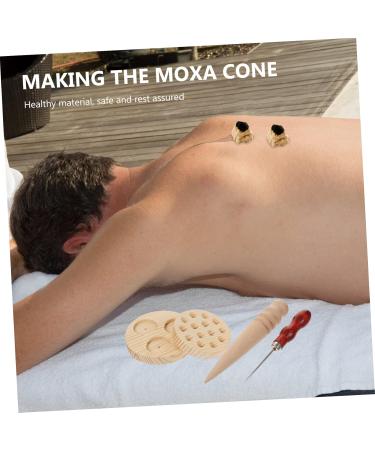 Frcolor Wood Bathing Sponges Set | Moxibustion Moxa Needle & Mugwort Disc | Eco-Friendly Shower Tools for Women - International Shipping - Buy Online on GoSupps.com