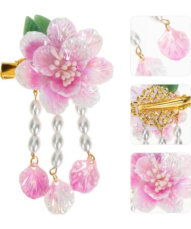 1 Pair Hairpin Pearl Hair Barrettes Asian Hair Womens Hair Clips Girl Flower Hair Accessories Vintage Flower Hair Clip Bridal Hair Barrettes Wedding Hair Alloy Miss Tassel Walk - Buy Online on GoSupps.com