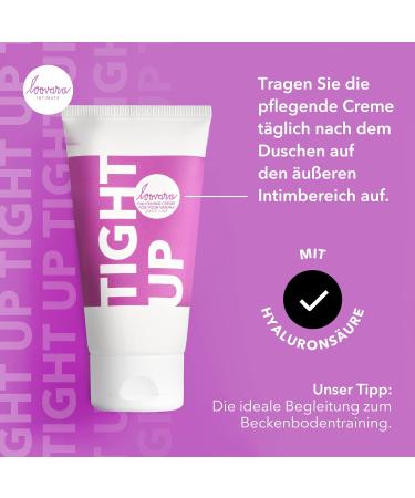 Loovara Intimate Care Cream 50ml - Tight Up | Hyaluronic Acid & Paracress - Natural Vaginal Care for External Use - Buy Online on GoSupps.com