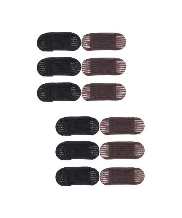 12 pieces Large Bumpits Happy Voluminating Operations: Bun Maker Hair Pump Beauty Set Tool Up Volume Hair Base Pads Hairstyling Insert Tool Wedding Department Accessories