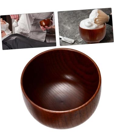 Beavorty 2-in-1 Wooden Shaving Bowl & Soy Sauce Dish | Travel Razor Cleaning & Spice Bowl for Men - Buy Online on GoSupps.com