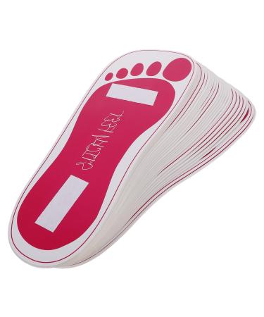 SOIMISS Coussinet Adh sif Autobronzant pour Pieds 25 Paires Jetables Rose Fuchsia Protection Hygi nique pour Bronzage par Pulv risation en Salon et Institut Semelles Confortables