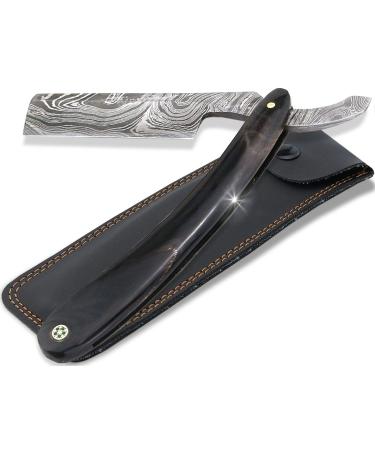 Damst razor with real horn handles