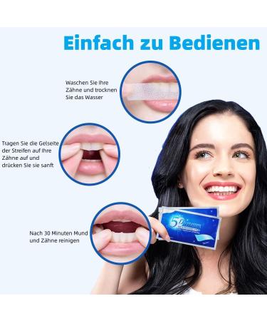 Effective Tooth Whitening Strips - 28 Mint-Flavored Whitener Strips for Quick Teeth Bleaching & Brightening - Buy Online on GoSupps.com