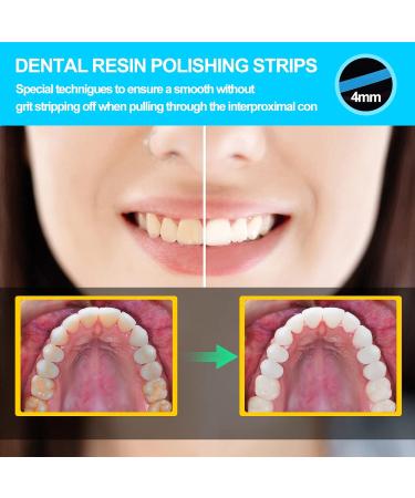 AISEELY Dental Polishing Strips 4mm Whitening Strip - Fine Blue Tooth Sandpaper - Interdental Grinding Tool - 6m Rolls/Box - Buy Online on GoSupps.com