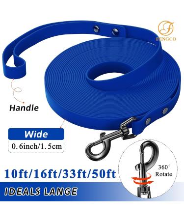 Waterproof Dog Leash - Chew Proof Tie-Out & Training Leash (3m Blue) - Durable & Weather-Resistant - Buy Online on GoSupps.com
