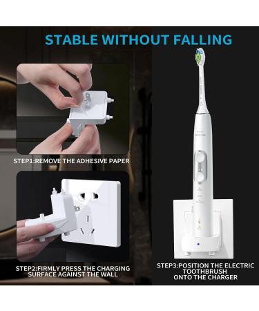 Wireless Electric Toothbrush Wall Charger for Philips Sonicare HX6100 HX3000 HX6000 HX8000 HX9000 | Portable IPX7 Waterproof Charging Station - Buy Internationally - Buy Online on GoSupps.com