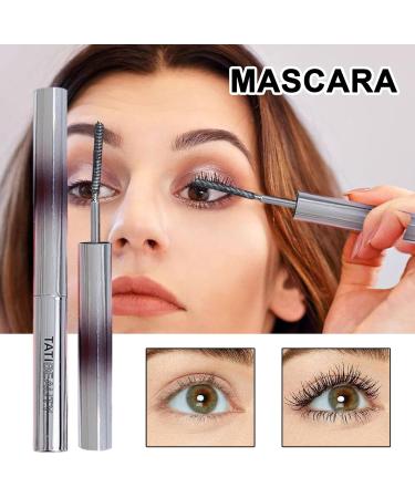 Eyelash Mascara Widen Open Eyes Mascara with Brush Amplified Tube Mascara for Women Bristleless Mascara for Natural-Looking Lashes Black - Buy Online on GoSupps.com