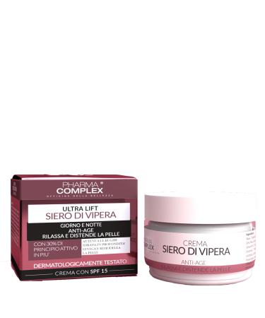 PHARMA COMPLEX Di Vipera Women's Face Cream Serum 50ml Made in Italy Anti-wrinkle Regenerating Treatment Moisturizing Day Night Cosmetics Beauty Gift Idea Anti-wrinkle Cream