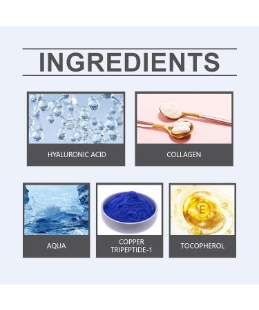 OLLZPJFPK Copper Peptide Repair Essence Hydrating Moisturizing Firming Facial Skin Softening Nourishing Blue Copper Peptide Essence - Buy Online on GoSupps.com