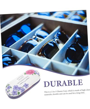 Gatuida Double-Layer Glasses Case Kit - Hard Shell Dual Eyewear Holder for Kids & Adults - Contact Lens & Sunglasses Storage - Compact Flocked Cloth 16.5x7x5.5cm - Buy Online on GoSupps.com