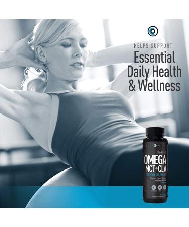 Lean CORE Omega MCT + CLA - Stimulant Free Health & Wellness Formula | Lean Muscle & Toned Physique | Omega 3-6-9 Fatty Acids | Keto Friendly - 30 Day Supply - Buy Online on GoSupps.com