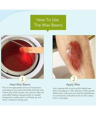 300 Wood Wax Pencils - Multifunctional Birch Hair Removal Pins for Eyebrows Lips & Nose | Smooth Application Spatula for Crafting & Waxing - Buy Online on GoSupps.com