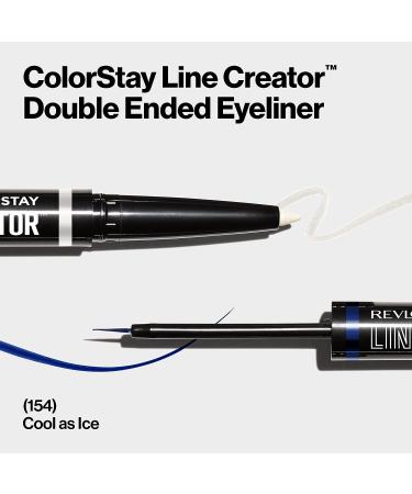 Revlon ColorStay Liquid Eyeliner & Smoky Kohl Pencil - Waterproof & Transferproof - 154 Cool as Ice - Buy Online on GoSupps.com