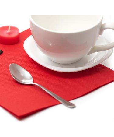 ROYAL Collection Red Napkins 40x40 cm - Pack of 2 | 1/4 Fold Premium Quality for Events & Dining - Buy Online on GoSupps.com
