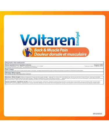 Voltaren Emulgel Back & Muscle Pain topical pain gel 3 x 100g - Buy Online on GoSupps.com