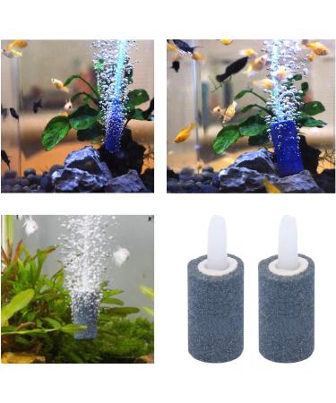Ymwalk 10-Piece Air Stones for Aquarium - 2.5 cm Cylinder Bladder Egg Air Stones & Air Pump - Ideal for Freshwater & Saltwater Fish Tanks - Buy Online on GoSupps.com