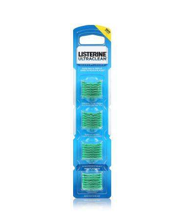 Listerine Ultraclean Access Flosser Refill Heads | Proper & Durable Oral Care & Hygiene | Effective Plaque Removal, Teeth & Gum Protection | Mint Flavor, 28 ct, 1 Pack