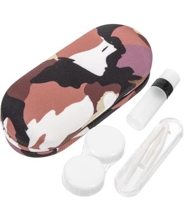 Solustre 2-in-1 Dual-Purpose Glasses & Contact Lens Case - Travel-Friendly Camouflage Eyewear Container - Buy Online on GoSupps.com