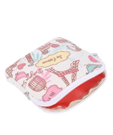 Exceart pocket for women's bandages Storage bags for women's bandages Sanitary period pocket organizer for women's bands first napkin bag made of cotton female pads girl aunt