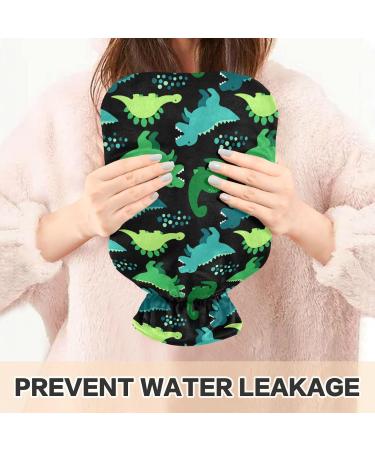 Buy Cute Green Dinosaur Heat Bottle for Pain Relief | 1L Hot Water Bottle & Bed Warmer - Perfect for Cramps - Buy Online on GoSupps.com