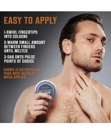 Viking Revolution Clary Sage Mens Solid Cologne Men 2 Oz - Men Solid Perfume with Clary Sage Cologne for Men - Balm Cologne for Mens Cologne Balm Travel Cologne Wax (1 pack Clary Sage) Clary Sage 2 Ounce (Pack of 1) - Buy Online on GoSupps.com