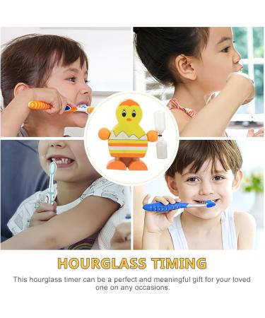Lalafina 2-Piece Toothbrush Timer - 3-Minute Visual Hourglass | Cartoon Sandwatch Decor for Classroom & Games - Buy Online on GoSupps.com