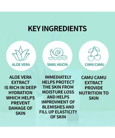 Buy The Skin House Aloe Snail Mucin Gel 1.7oz - Hydrating & Soothing Skincare for All Skin Types | International Shipping Available - Buy Online on GoSupps.com