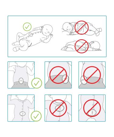 Levana Oma Sense Baby Abdominal Movement Monitor - Rouses Baby with Vibrations, Lights & Sounds - Essential Safety Monitor for Newborns - Buy Online on GoSupps.com