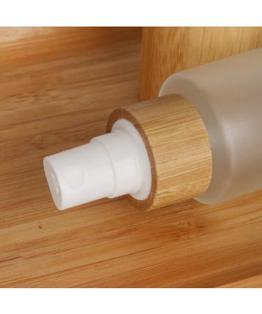 Cosidea 6-Pack 60ml Glass Spray Bottles with Bamboo Lid | Fine Mist Pumps for Perfume & Toner | Eco-Friendly Containers for Toiletries - Buy Online on GoSupps.com