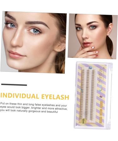 DOITOOL 1 Box Fake Eyelashes Individual Lash Natural Look Lashes Halloween Makeup Supplies Strip Eyelashes Cross False Eyelashes Fluffy Eyeslash Faux Lashes Fiber Make up Extend - Buy Online on GoSupps.com