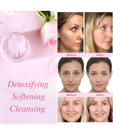 Rose Clay Mask - Mud Mask for Pore Clearing - Face Masks Skincare for Women - Mud Face Mask for Deep Cleansing Refining Pores - Reduce Acne & Dark Spots - Buy Online on GoSupps.com