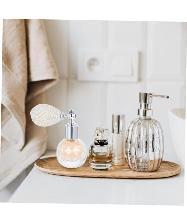 WOFASHPURET 1pc Body Air Bag Powder Hair Perfume Shimmering Face Powder Highlighter Sprayer Makeup Tools Glass Golden 1 count (Pack of 1) - Buy Online on GoSupps.com