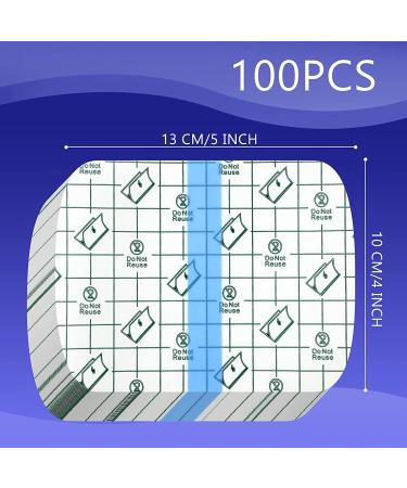 100 Transparent Stretch Adhesive Bandages - Waterproof Film Dressing (4 x 5 Inch) - Buy Online on GoSupps.com