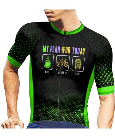 Geilisungren Stylish Men's T-Shirt - Perfect for Oktoberfest & Beer Festivals | Breathable Short-Sleeved Design in Green - 4XL - Buy Online on GoSupps.com