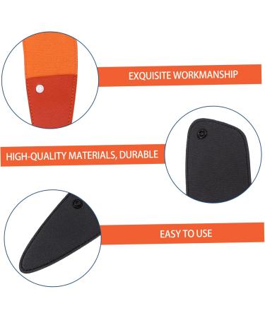 Beaupretty 18-Piece Hairdresser Leather Case & Plastic Scissor Organizer - Transparent Storage Bag for Hair Tools - 3 Pcs Black & Brown Scissors Pocket 20x7.5cm - Buy Online on GoSupps.com