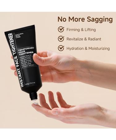 HUSPUR Face Tightener Instant Face Lift Cream Temporary Instant Wrinkle Filler for Skin Tightening and Lifting Cream Daily Moisturizer for Women Men 100ml 3 Packs - Buy Online on GoSupps.com