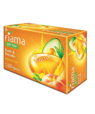 Fiama Gel Bathing Bar Peach and Avocado (3 125g)