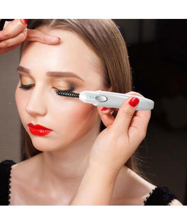 kivrimlarv Electric Eyelash Curler - USB Rechargeable Warmer | USB Wand Curler with Ergonomic Design Quick Warm-Up Three- Temperature Contro - Buy Online on GoSupps.com